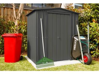 A 6'x6' Globel Apex Anthracite shed