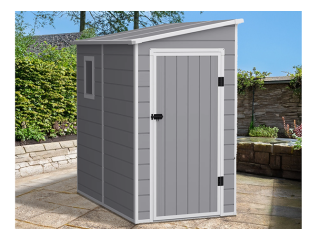 The Lotus Veritas is a contemporary lean-to shed