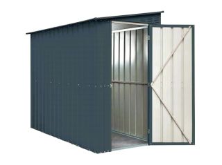 The roof on this shed can slope right to left or left to right